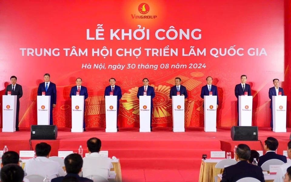 Vingroup khởi công dự án trung tâm triển lãm 90 ha